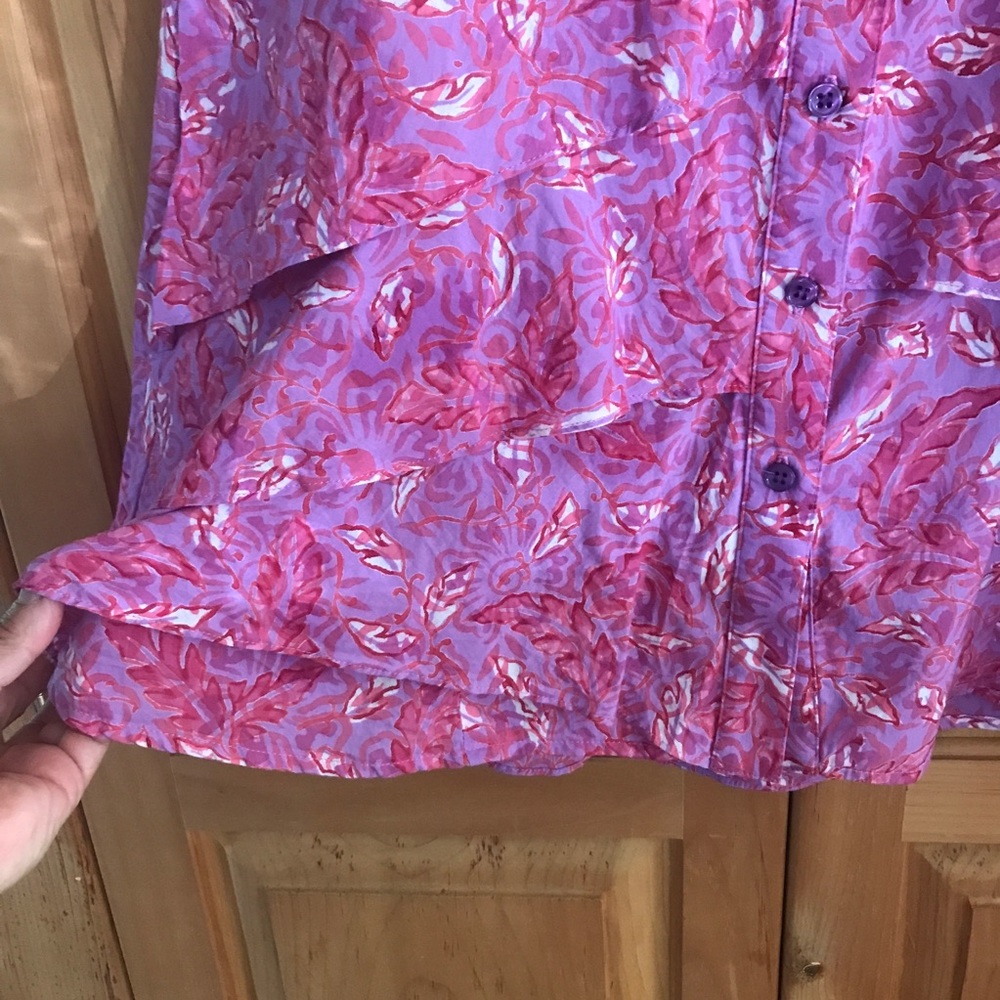 Couleur by Finley M flutter dress pink purple red - Picture 5 of 12